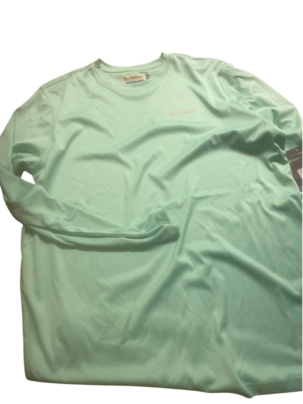 Magellan Outdoors woMen's Long-Sleeve Performance Shirt - Mint Green size L
